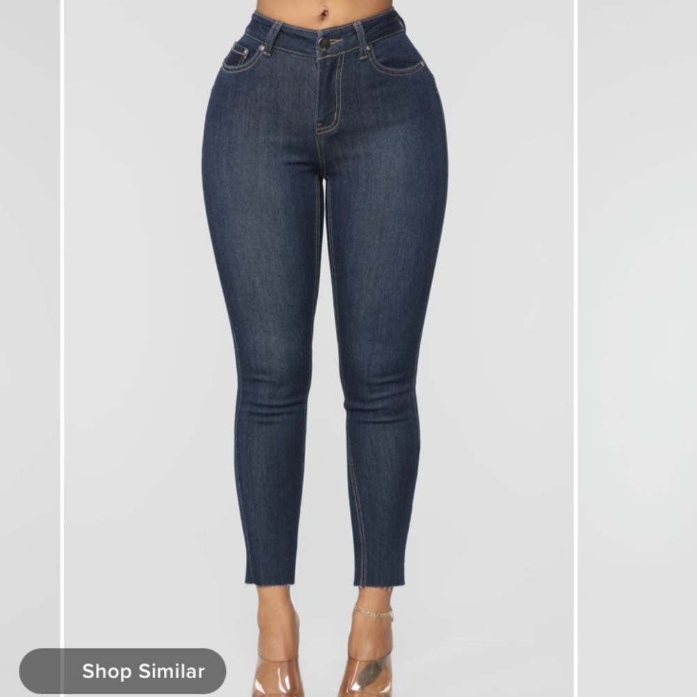 Fashionnova Take Me Home Crop Jeans - Dark Denim!